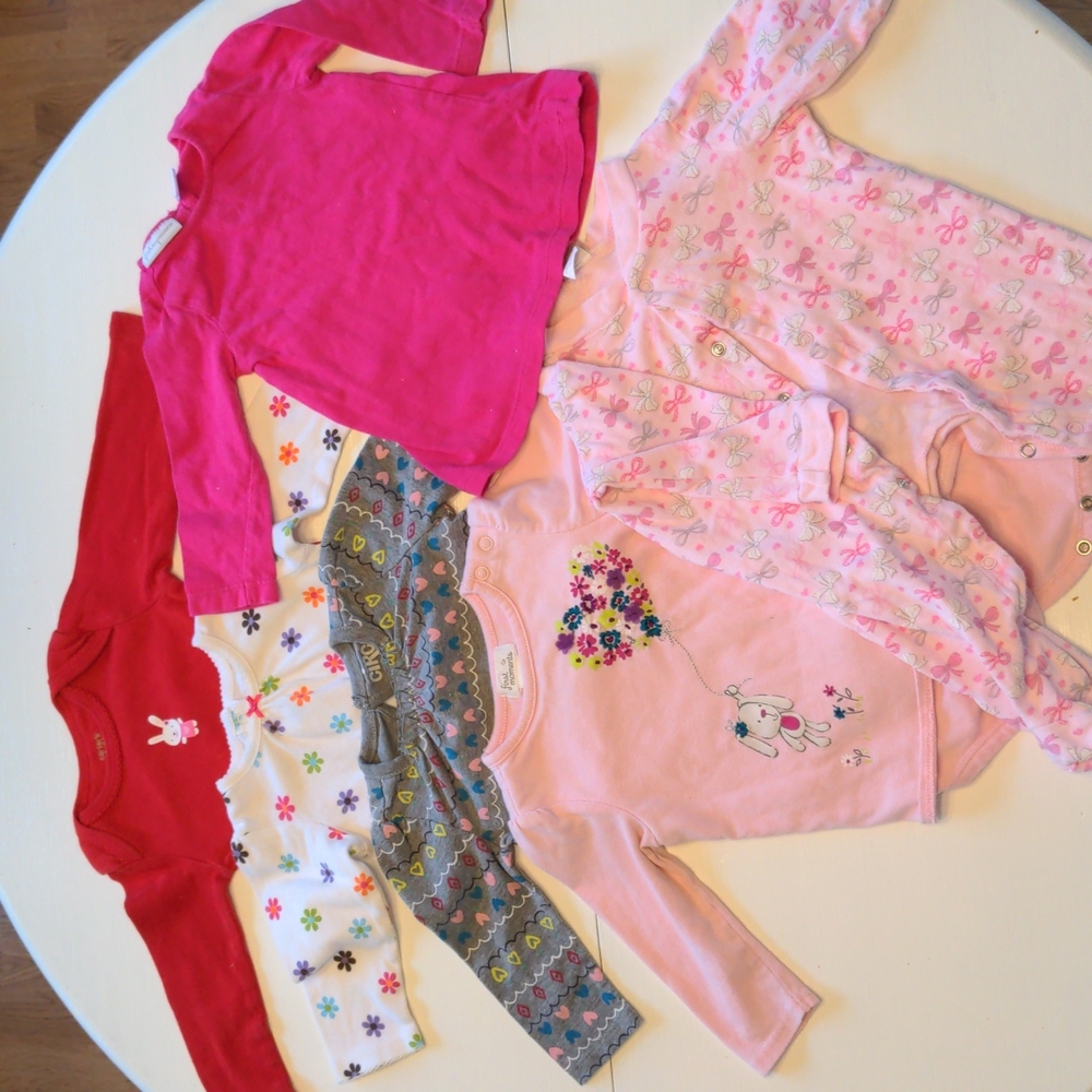 3-6M lot, tops and sleeper